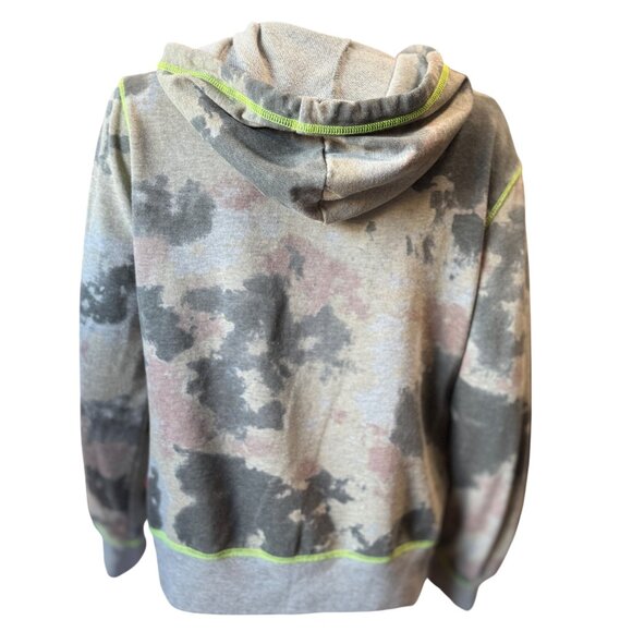 Hard Candy Hooded Zip-Up Sweatshirts Floral & Tie-Dye Prints Women XL(15-17) 2Pk - Picture 5 of 12